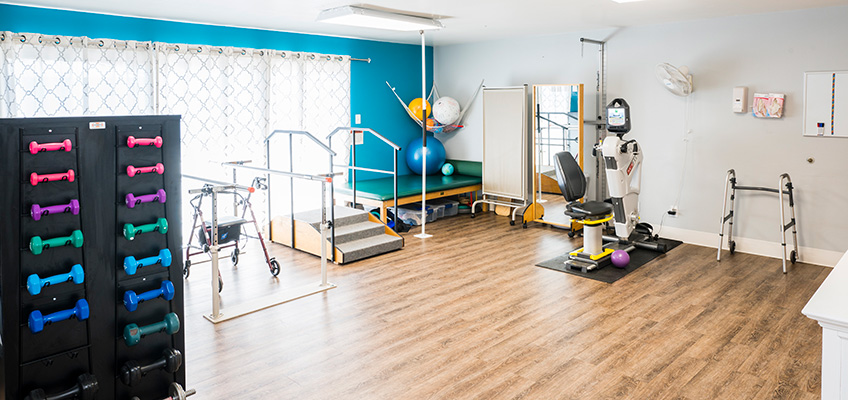 briarwood-848x400-4 rehab gym at Briarwood Post Acute