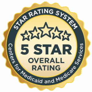 5 Star Overall rating from CMS