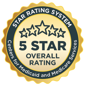 5 Star Overall rating from CMS
