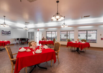 The dining room at Ocean View
