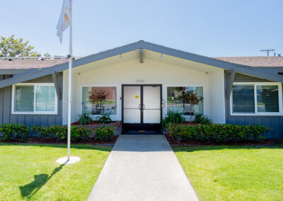 The front entrance to Cottage Crest